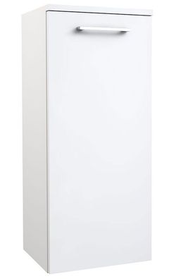 Badezimmer - Seitenschrank Rajkot 91, Farbe: Weiß matt ? 80 x 35 x 28 cm (H x B
