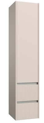Badezimmer - Hochschrank Malegaon 42, Farbe: Kaschmir Grau ? Abmessungen: 160 x