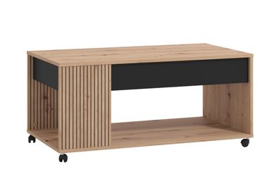 Couchtisch / Kaffeetisch mit einer Schublade Zvesdara 07, Farbe: Eiche Artisan