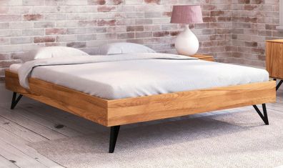 Einzelbett / Gästebett Masterton 03 Kernbuche massiv geölt - Liegefläche: 90 x 2