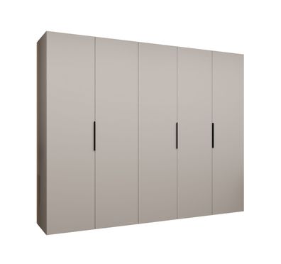 Kleiderschrank mit drei Kleiderstangen Korab 42, Farbe: Kaschmir, 2,5 Meter brei