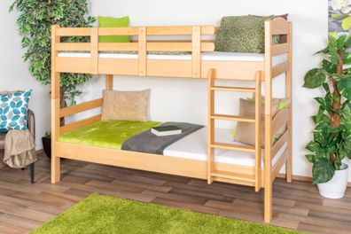 Stockbett 90 x 190 cm für Erwachsene "Easy Premium Line" K17/n, Buche Massivholz