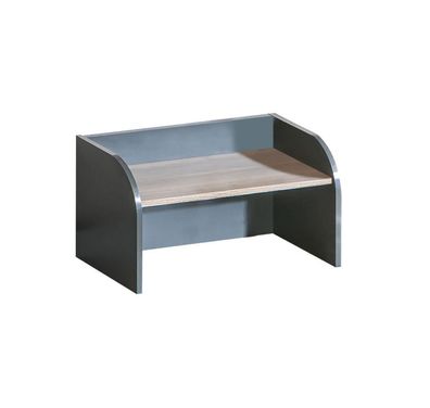 Jugendzimmer - Schreibtischablage Marcel 18, Farbe: Grau / Braun - Abmessungen: