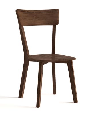 Stuhl Mineure 04, aus massiven Eichenholz, in Tabacco geölt, elegantes Design, M