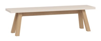Sitzbank | Farbe: Beige / Eiche | 170 cm breit | Esszimmer Bank | Maße: 170 x 36
