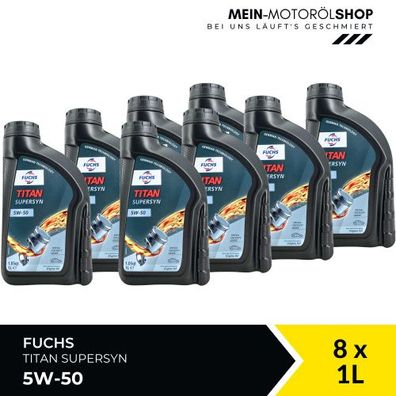 Fuchs Titan Supersyn 5W-50 8x1 Liter