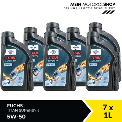 Fuchs Titan Supersyn 5W-50 7x1 Liter