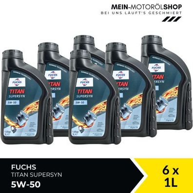 Fuchs Titan Supersyn 5W-50 6x1 Liter