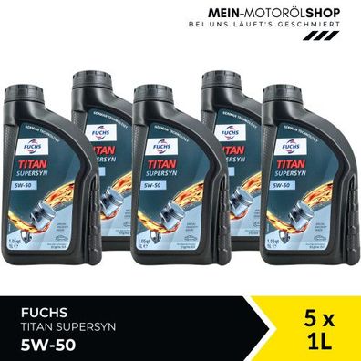 Fuchs Titan Supersyn 5W-50 5x1 Liter