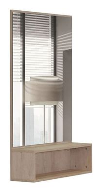 Spiegel Burgos 05, Farbe: Eiche - 123 x 80 x 20 cm (H x B x T)