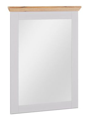 Spiegel Cuenca 11, Farbe: Eiche / Weiß - Abmessungen: 103 x 80 x 6 cm (H x B x T