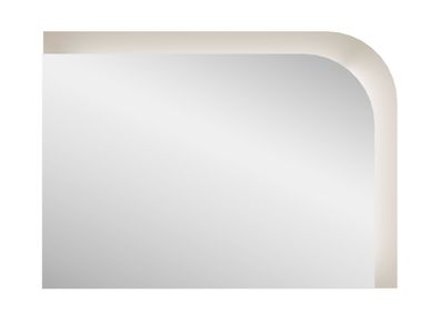 Spiegel mit LED-Beleuchtung | 75 x 2 x 55 cm | Beige-Kaschmir | Wandspiegel | Hi