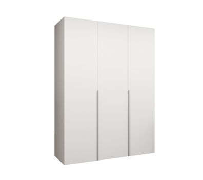 Kleiderschrank 1,5 Meter breit Eiger 15, Farbe: Weiß, Soft-Close-Funktion, Dreht