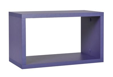 Kinderzimmer - Hängeregal / Wandregal Luis 08, Farbe: Lila - 24 x 40 x 20 cm (H