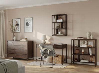 Schlafzimmer - Set C Seille | 4-teilig | Eichenholz geölt | Farbe: Tabacco | Mas