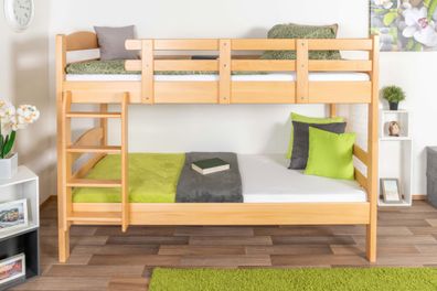 Stockbett 90 x 200 cm für Erwachsene "Easy Premium Line" K17/n, Buche Massivholz