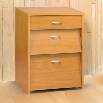 Schuhschrank Pamanukan 07, Farbe: Erle - Abmessungen: 69 x 50 x 34 cm (H x B x T