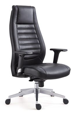 Drehstuhl Tamest 115, Farbe: Schwarz - Abmessungen: 116 - 125 x 64 x 66 cm (H x