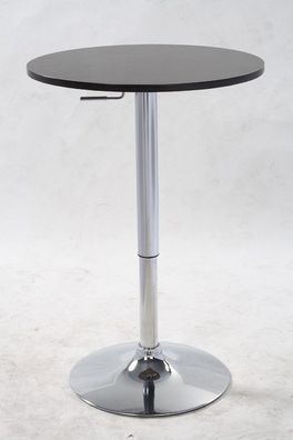 Stehtisch Dano 05, Farbe: Schwarz - Durchmesser: 60 cm