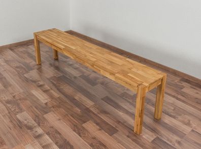 Bank Wooden Nature 134 Eiche massiv - 180 x 33 cm (L x B)