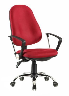 Drehstuhl Tamest 29, Farbe: Rot - Abmessungen: 100 - 110 x 60 x 60 cm (H x B x T