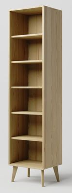 Regal Kiefer massiv natur Aurornis 18 - Abmessungen: 200 x 50 x 40 cm (H x B x T