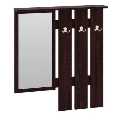 Garderobe Xalapa 03, Farbe: Sonoma Eiche dunkel - Abmessungen: 101 x 90 x 15 cm