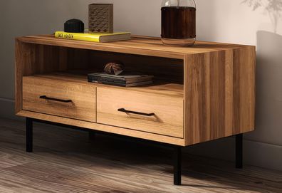 TV-Unterschrank Kumeu 08 Kernbuche massiv geölt - Abmessungen: 50 x 90 x 45 cm (