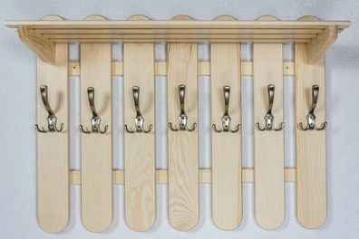 Garderobe Kiefer massiv Vollholz natur Junco 354 ? Abmessungen: 60 x 80 x 29 cm