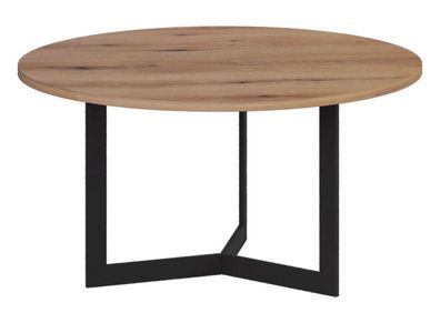 Couchtisch Granollers 02, Farbe: Eiche Artisan - Abmessungen: 80 x 80 x 42 cm (B