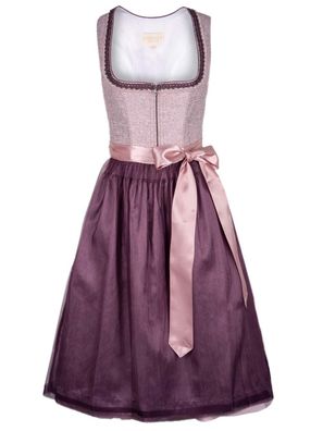 Krüger Dirndl Abriana 70cm Länge flieder - Größe: 36
