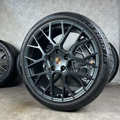 Sommerräder Porsche 992.2 20/21" Original RS Spyder Design Felgen 992044665E TOP
