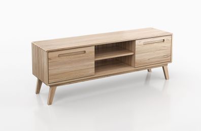 TV-Board / TV-Unterschrank Engordany 06 | Buche Vollholz massiv | lackiert | Far