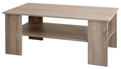 Couchtisch Kikori 03, Farbe: Sonoma Eiche - Abmessungen: 120 x 60 x 50 cm (B x T