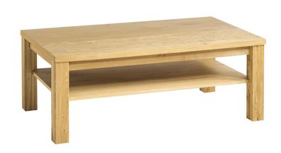 Couchtisch Recife 08, Farbe: Natur, Eiche teilmassiv ? 120 x 70 x 45 (B x T x H)