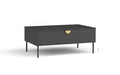 Couchtisch mit Soft-Close-Funktion Amfipoli 03, eine Kipptür, Farbe: Schwarz mit