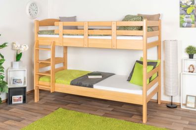 Etagenbett 90 x 200 cm für Erwachsene "Easy Premium Line" K17/n, Buche Massivhol