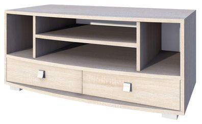 TV-Unterschrank Rabaul 44, Farbe: Sonoma Eiche - Abmessungen: 50 x 120 x 48 cm (