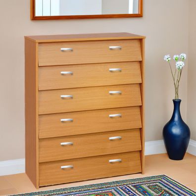 Schuhschrank Pamanukan 15, Farbe: Erle - Abmessungen: 120 x 90 x 38 cm (H x B x