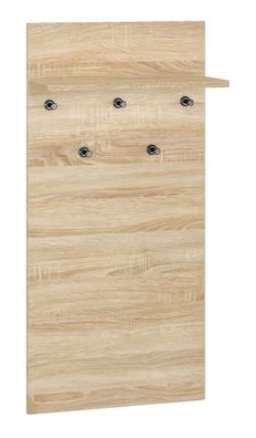 Garderobe Vacaville 17, Farbe: Sonoma Eiche hell - Abmessungen: 103 x 50 x 24 cm