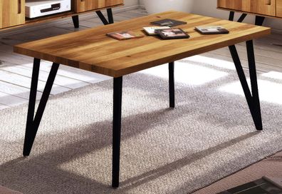Couchtisch Masterton 24 Wildeiche massiv geölt - Abmessungen: 60 x 80 x 48 cm (B