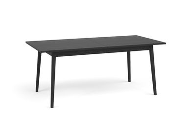 Ausziehbarer Esstisch Amfipoli 07, ausziehbar bis 220 cm, Farbe: Schwarz mit Hol