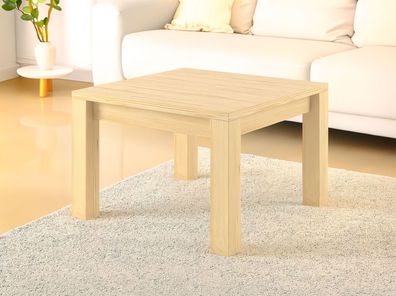 Couchtisch Kiefer Vollholz massiv natur Turakos 121 - Abmessung 90 x 50 x 90 cm