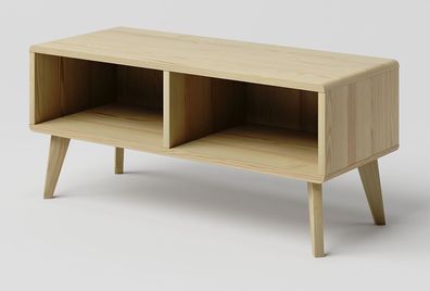 TV-Unterschrank Kiefer massiv natur Aurornis 51 - Abmessungen: 44 x 96 x 40 cm (