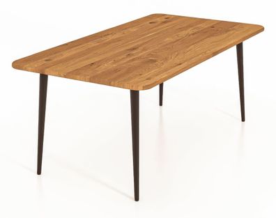 Couchtisch Rolleston 07 Kernbuche massiv geölt - Abmessungen: 90 x 90 x 48 cm (B