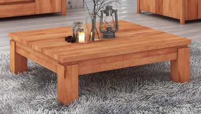 Couchtisch Tasman 19 Kernbuche massiv geölt - Abmessungen: 60 x 60 x 40 cm (B x