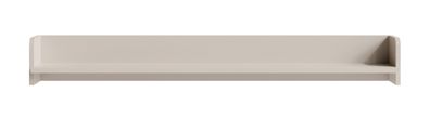 Wandregal | schlichtes Design | Farbe: Beige mit Holzstruktur | eine Ablagefläch