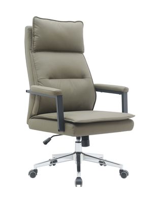 Bürostuhl aus Kunstleder Tawi 02, drehbar und höhenverstellbar, 109-117 x 49 x 7