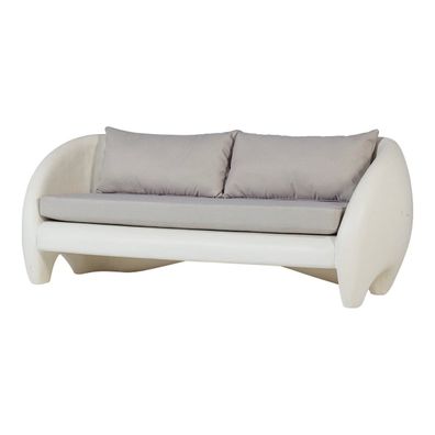 2-Sitzer Gartensofa Viale - Natur, inkl. Kissen (Gr. 222x88x83 cm)