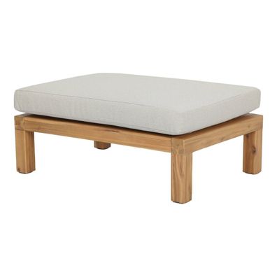 Gartenhocker Relax - Akazienholz Natur, 120 x 60 cm (Gr. 120x60x40 cm)
